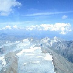 Flugwegposition um 14:32:05: Aufgenommen in der Nähe von 39013 Moos in Passeier, Autonome Provinz Bozen - Südtirol, Italien in 3579 Meter